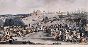 Historical Horse Riding Images Prints: Easter Monday, 1820 - Epping Forest, Essex. Artist: James Pollard