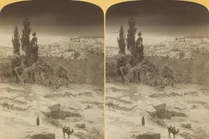 Eastern end of Mount Zion or City of David, 1893. Creator: Henry Hamilton Bennett Eastern end of Mount Zion or City of David, 1893. Creator: Henry Hamilton Bennett