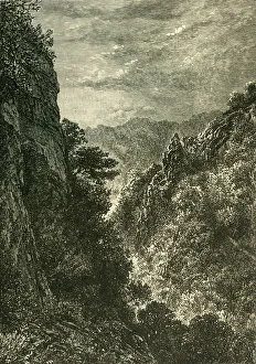Our Own Country Book Art Prints: Ebbor Gorge, 1898. Creator: Unknown