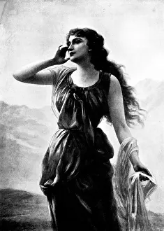 Female Figures In Mythology Prints: Echo, 1895. Creator: Andre & Sleigh