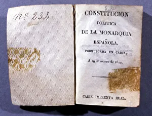 Edition of the Constitution of the Spanish Monarchy, enacted in 1812 Edition of the Constitution of the Spanish Monarchy, enacted in 1812
