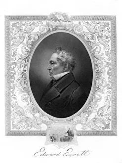 Edward Everett, American Whig Party politician from Massachusetts, 1862-1867 Edward Everett, American Whig Party politician from Massachusetts, 1862-1867