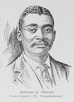 African American Politician Prints: Edward H. Wright, Cook County, Ill. Commissioner, (1899?). Creator: Unknown