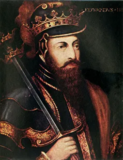 Bearded Men In History Prints: Edward III, (c1911). Creator: Unknown