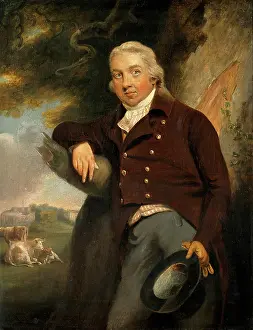John Raphael Smith Artwork Prints: Edward Jenner, with a view of Berkeley
