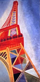 Images Dated 20th April 2006: The Eiffel Tower, 1926. Artist: Robert Delaunay
