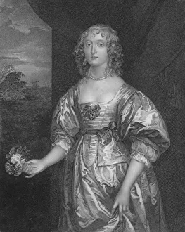 English Aristocracy Prints: Elizabeth Cecil, Countess of Devonshire, c1640, (early-mid 19th century). Creator: Unknown
