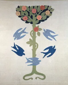 Embroidered Hanging, 1896. Artist: Godfrey Blount Embroidered Hanging, 1896. Artist: Godfrey Blount