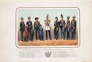 Emperor Alexander II in the gala uniform of the Life Guard Cavalry Regiment, 1856 Emperor Alexander II in the gala uniform of the Life Guard Cavalry Regiment, 1856