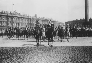Emperor Franz Joseph I of Austria on a state visit to St Petersburg, Russia, 1897 Emperor Franz Joseph I of Austria on a state visit to St Petersburg, Russia, 1897