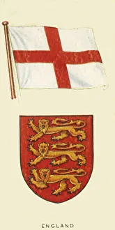 England National Flag Prints: England, c1935. Creator: Unknown