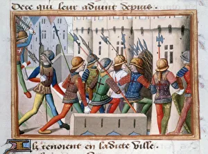 The English being chased out of Paris, April 1436, (1484) The English being chased out of Paris, April 1436, (1484)