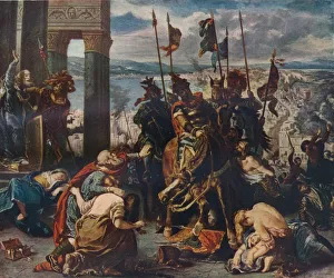 Prints of The Entry of the Crusaders Into Constantinople, 1840 Eugene Delacroix Prints: The Entry of the Crusaders Into Constantinople, 1840 Print