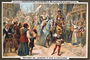 Images Dated 27th September 2005: Entry of Joan of Arc into Orleans, 1429, (19th century)