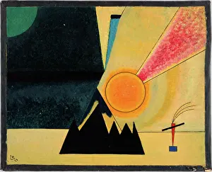 Abstract Art Kandinsky Prints: Entwicklung (Development), 1926. Creator: Kandinsky, Wassily Vasilyevich (1866-1944)