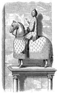 Equestrian statue of King Philip le Bel, 1575 (1849) Equestrian statue of King Philip le Bel, 1575 (1849)