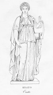 Vatican Museum Artwork Prints: Erato, c1850