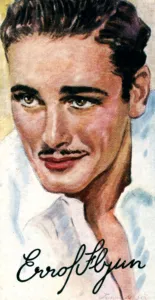 Errol Leslie Thomson Flynn, (1909-1959), Australian film actor, 20th century Errol Leslie Thomson Flynn, (1909-1959), Australian film actor, 20th century