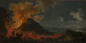 State Hermitage Collection Images Prints: The eruption of Vesuvius