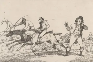 How to Escape Winning, November 22, 1791., November 22, 1791. Creator: Thomas Rowlandson How to Escape Winning, November 22, 1791., November 22, 1791. Creator: Thomas Rowlandson