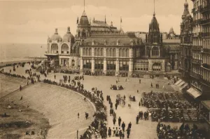 Belgian Historical Landmarks Prints: The Esplanade and the Kursaal, c1928