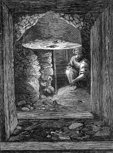The Explorations at Jerusalem: Gallery at the Golden Gate, 1869 Print