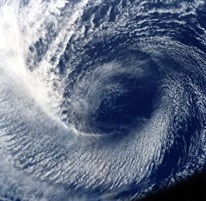 Eye of tropical storm Blanca photographed between 17 and 24 June 1985 Eye of tropical storm Blanca photographed between 17 and 24 June 1985