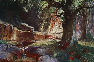 Richard Wagner Operas Prints: Fafner in his Cave, 1906