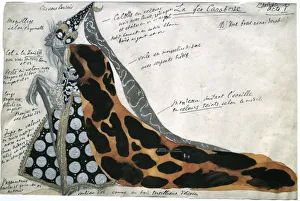Fairy Carabosse, costume design for Tchaikovskys ballet Sleeping Beauty Fairy Carabosse, costume design for Tchaikovskys ballet Sleeping Beauty