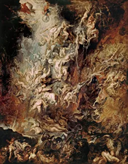 The Fall of the Damned , c. 1620. Creator: Rubens, Pieter Paul (1577-1640) The Fall of the Damned , c. 1620. Creator: Rubens, Pieter Paul (1577-1640)
