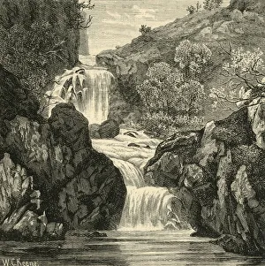 Heritage Images Print: Fall in the Devils Glen, 1898