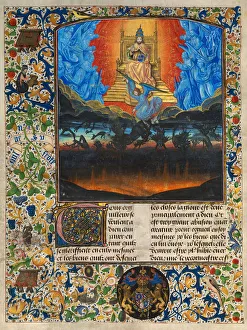 Christian Art Images Prints: The Fall of the Rebel Angels, ca 1470