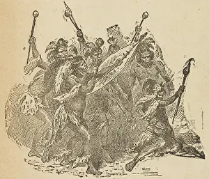 African Traditional Dress Prints: Farini's Friendly Zulus, 1880
