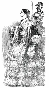 Victorian Era Apparel Prints: Fashions for May, 1850. Creator: Unknown