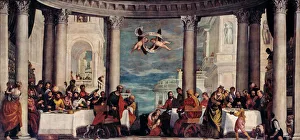 Feast in the House of Simon the Pharisee, 1570. Artist: Veronese, Paolo (1528-1588) Feast in the House of Simon the Pharisee, 1570. Artist: Veronese, Paolo (1528-1588)