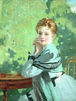 Heritage Oil On Canvas Art Prints: Felicity, c1916. Creator: George Henry