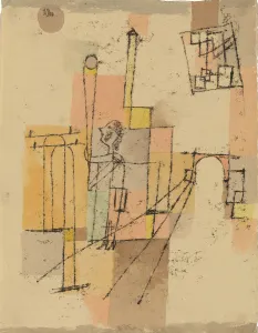 Russian Avant Garde Paintings Prints: Before the Festivity, 1920