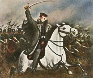 Battle Of Waterloo Prints: Heritage Images Print of Field Marshal Blücher, 1936