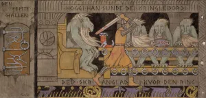 The fifth Hall. Artist: Munthe, Gerhard (1849-1929) The fifth Hall. Artist: Munthe, Gerhard (1849-1929)