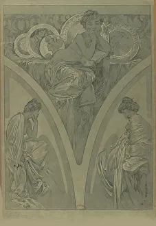 Vienna Secession Style Prints: Figures décoratives, 1902. Creator: Mucha, Alfons Marie (1860-1939)