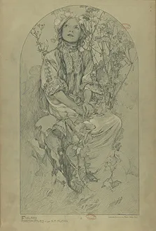 Vienna Secession Style Prints: Figures décoratives, 1902. Creator: Mucha, Alfons Marie (1860-1939)