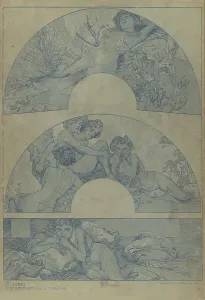 Vienna Secession Style Prints: Figures décoratives, 1902. Creator: Mucha, Alfons Marie (1860-1939)