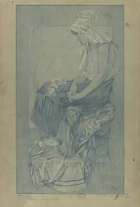 Vienna Secession Movement Prints: Figures décoratives, 1902. Creator: Mucha, Alfons Marie (1860-1939)