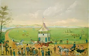 "The Finish" Print, c. 1860