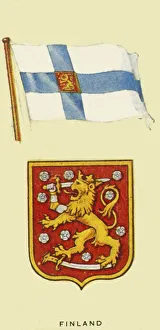 Finnish Flag Prints: Finland, c1935. Creator: Unknown