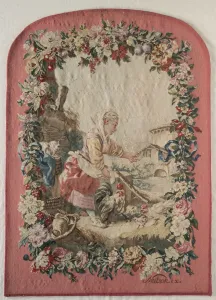 Gobelins Fire Screen Print, c. 1775