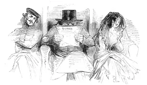 Victorian Era Travel Images Prints: First class passengers, 1844. Creator: Unknown