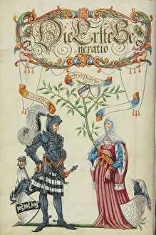 Aristocratic Portraits Prints: The First Generation, Friedrich Derrer, about 1626-1711. Creator: Unknown