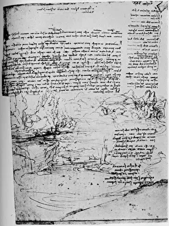 First Page of The Armenian Letters, 1928. Artist: Leonardo da Vinci First Page of The Armenian Letters, 1928. Artist: Leonardo da Vinci