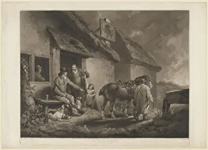 British Rural Scene Prints: The First of September, Evening, published 1794. Creator: William Ward